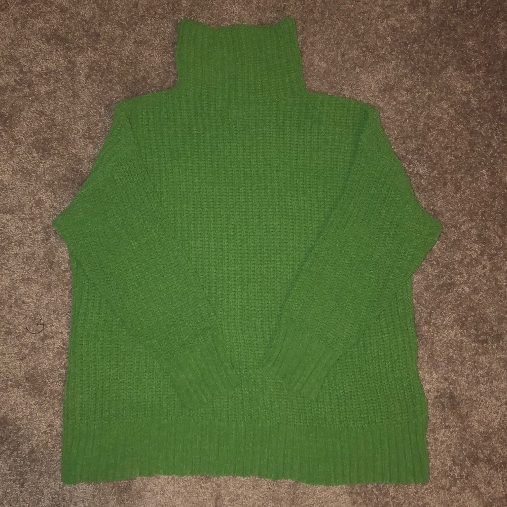 Green Chenille Sweater